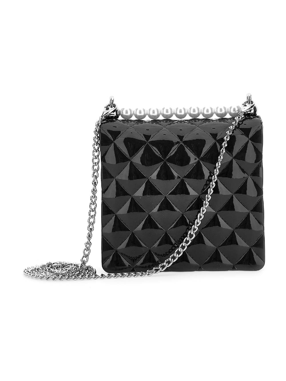 Monnalisa Borsa PVC con perle Shopping online