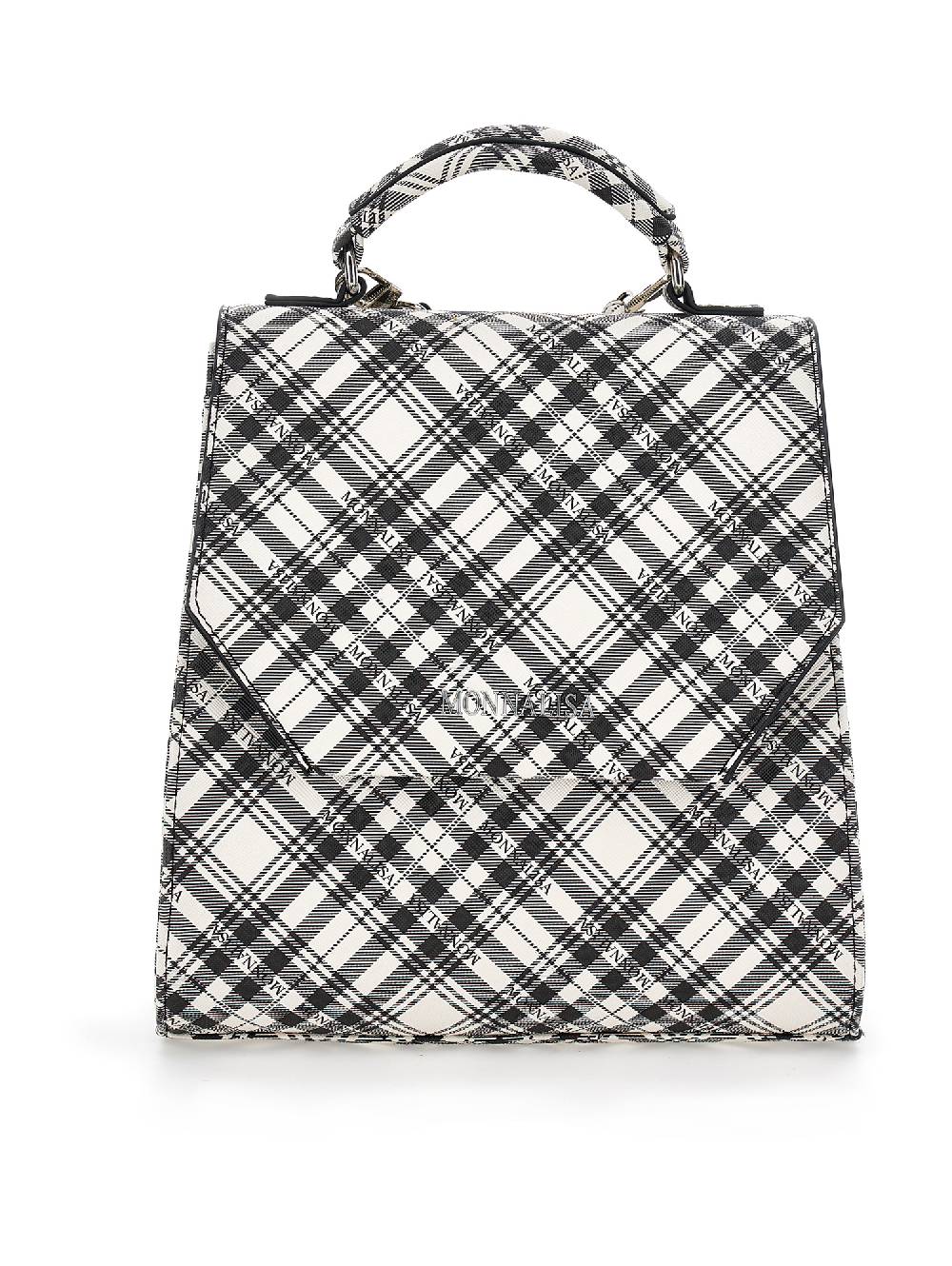 Monnalisa Zainetto tessuto tartan Offerta esclusiva