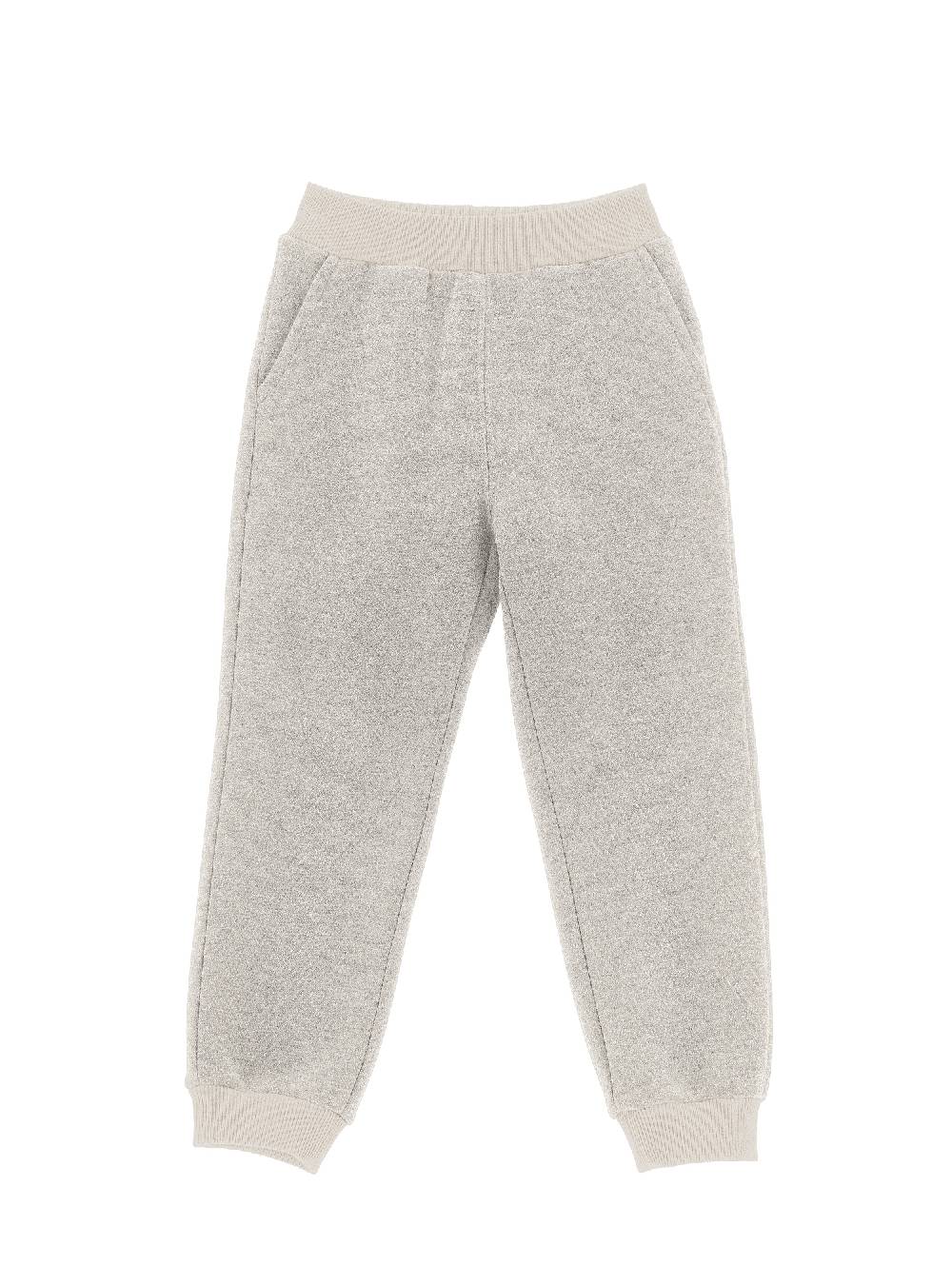 Monnalisa Jogger felpa glitter con fiocco Black Friday