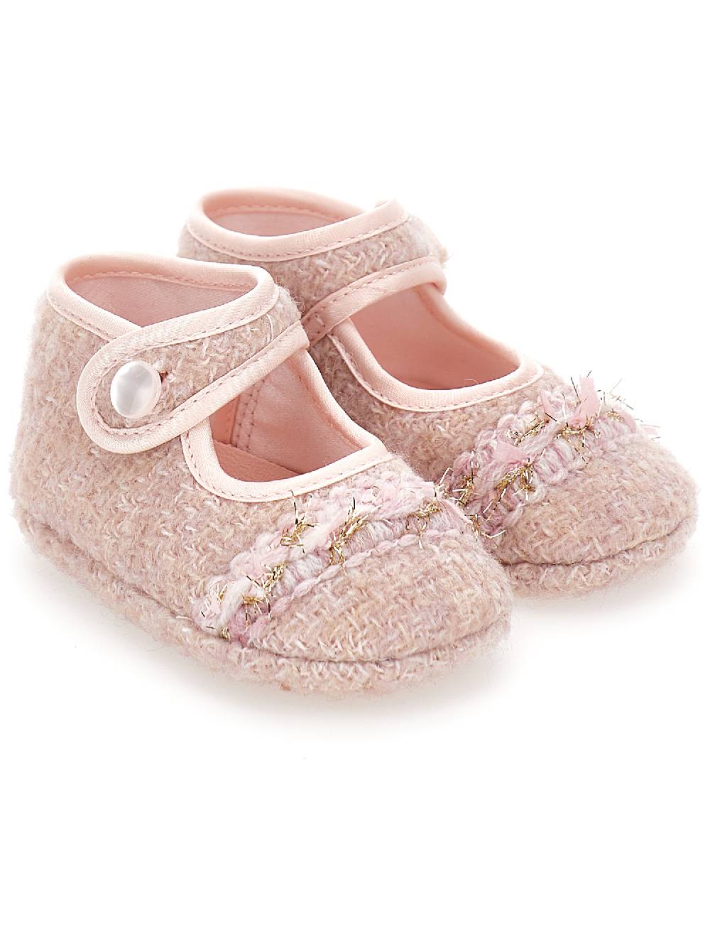 Monnalisa Ballerine tessuto bouclé 50% di sconto con spedizione gratuita