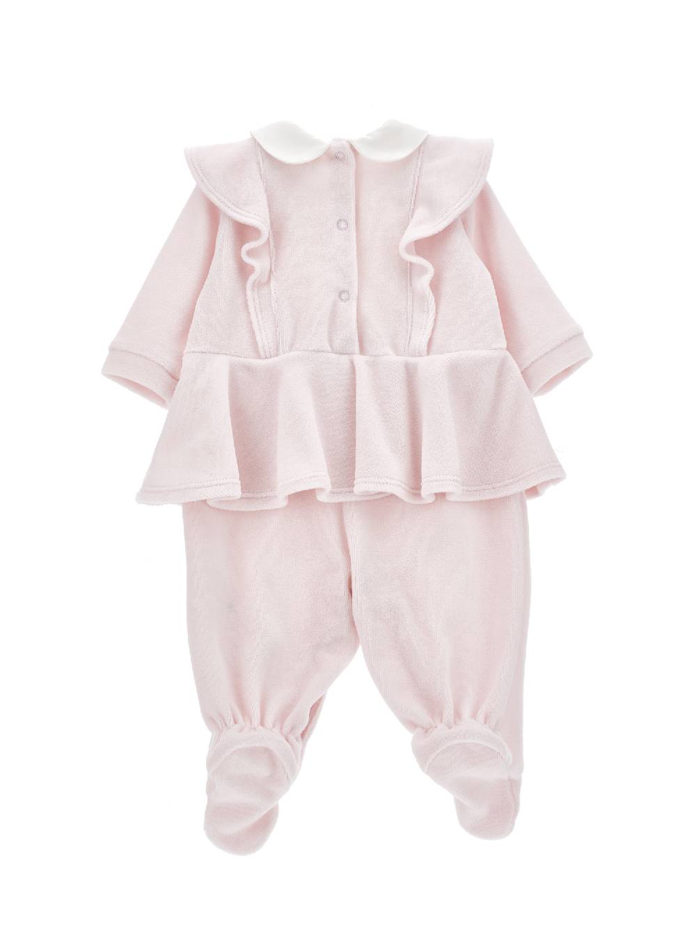 Monnalisa Tutina ciniglia con plastron In Linea