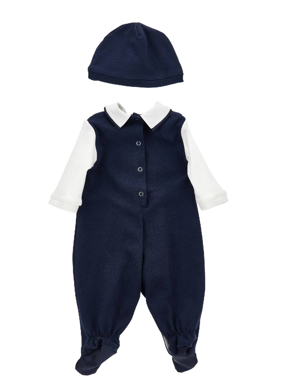 Monnalisa Completo tutina elegante con cuffietta e papillon Sconto