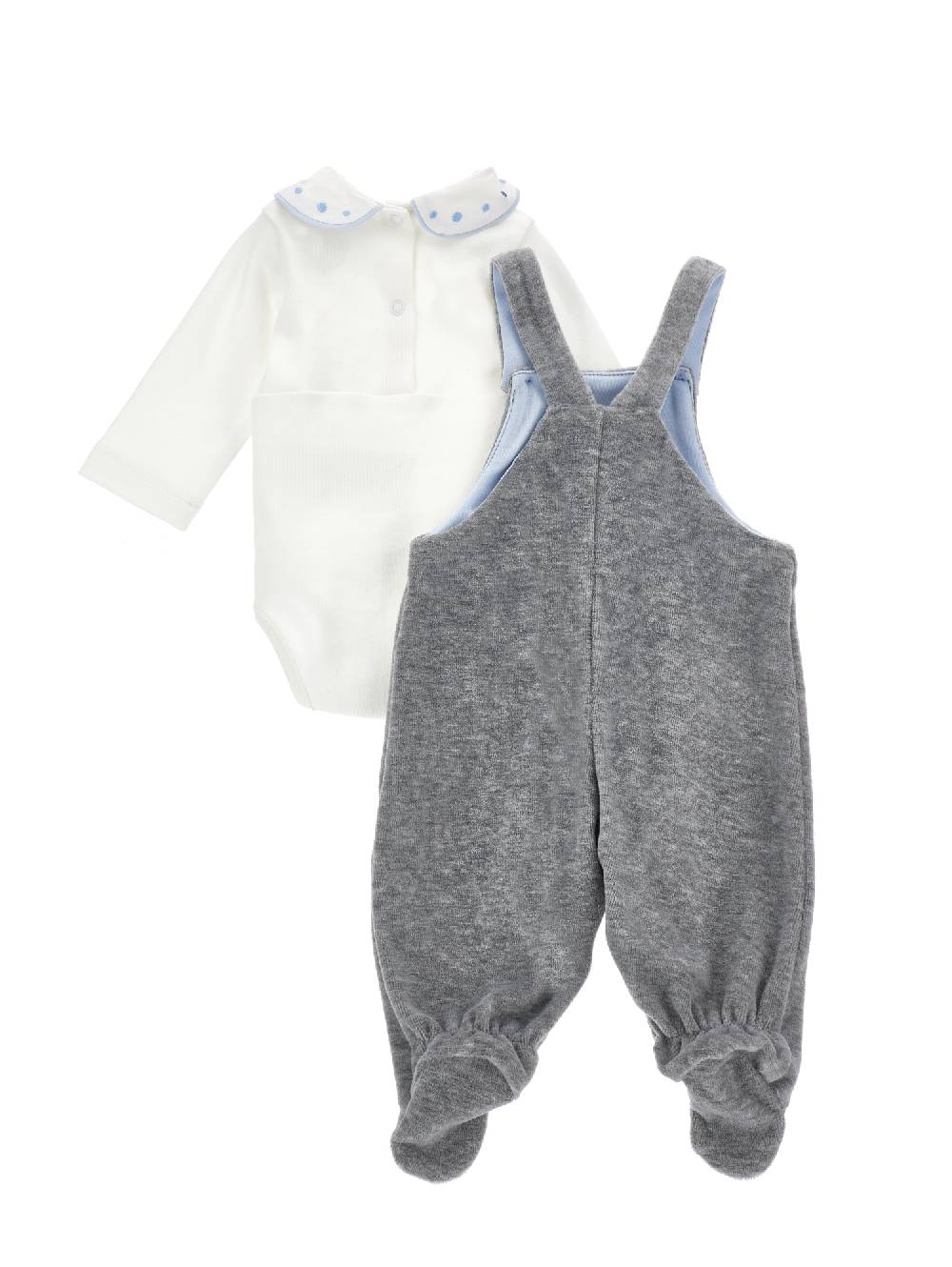 Monnalisa Completo cotone ciniglia salopette Online