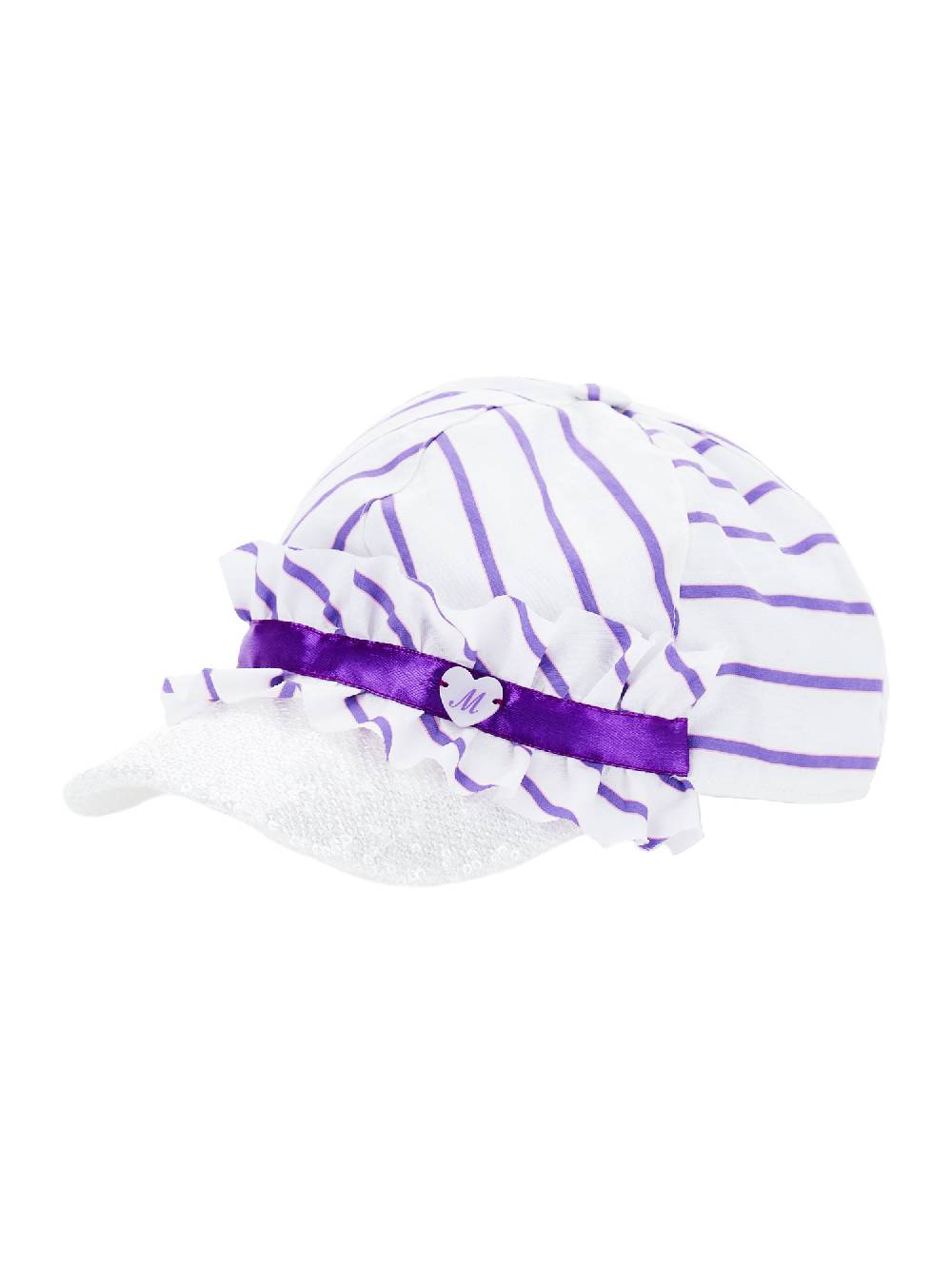 Monnalisa Berretto baseball righe Vendita calda