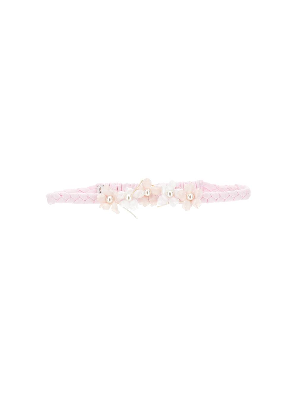 Monnalisa Coroncina per capelli in cotone e fiori Prezzo basso
