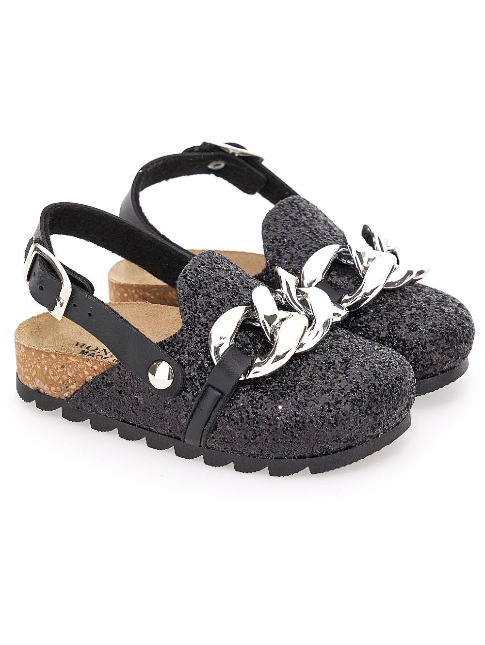 Monnalisa Sandali glitter con catena Fino al 55% di sconto