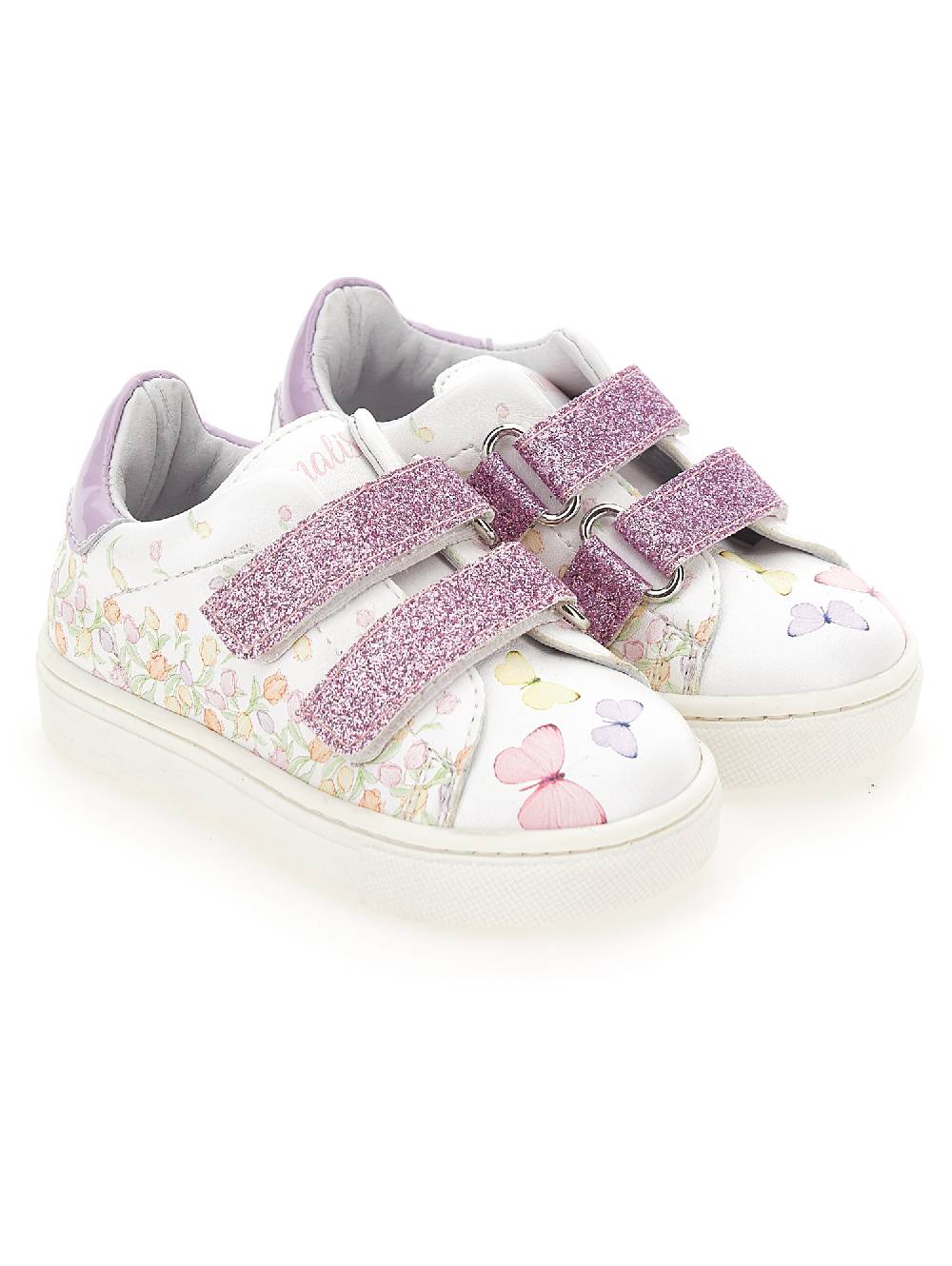 Monnalisa Sneakers tessuto tecnico glitter Esporta salva