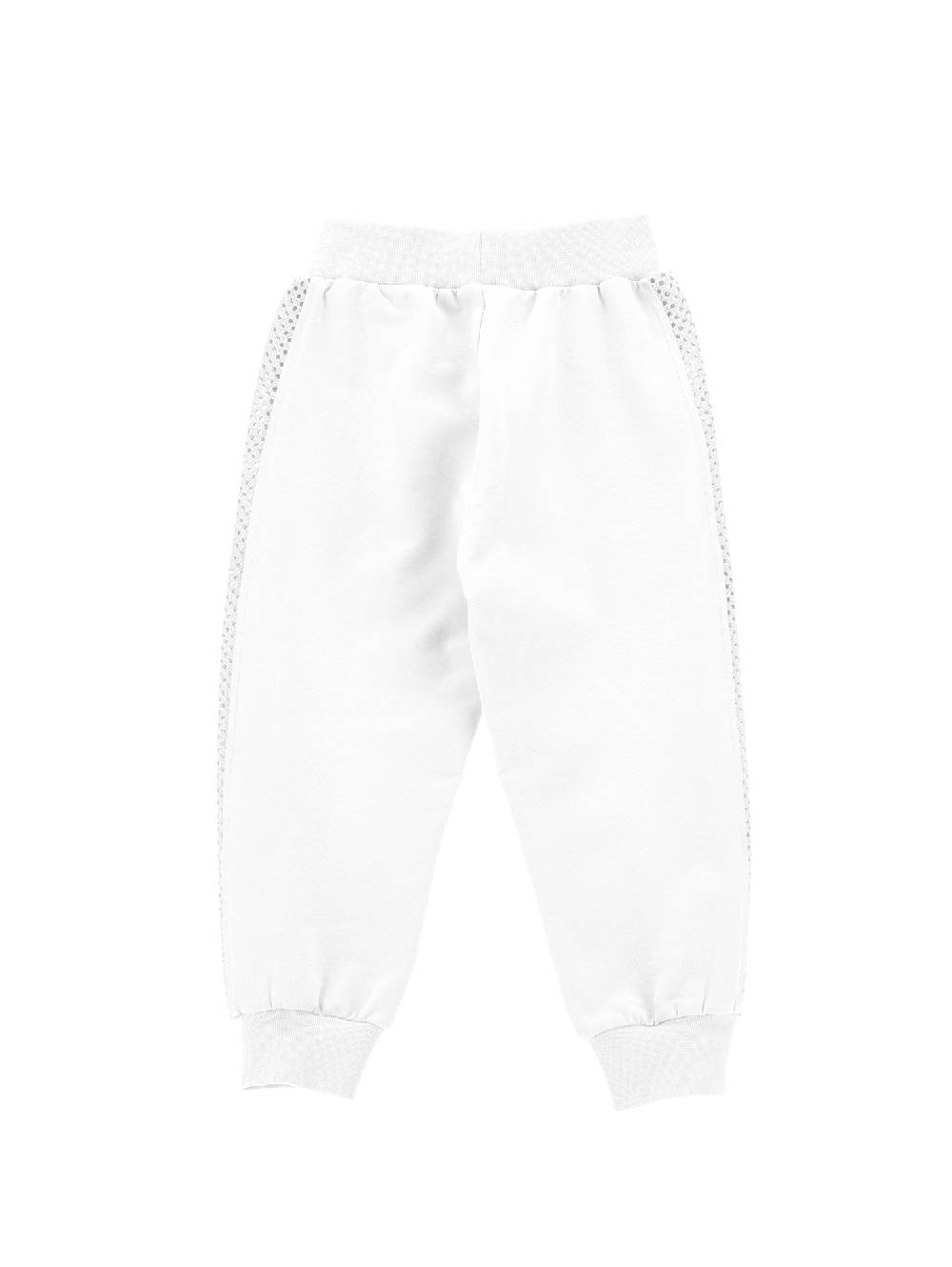 Monnalisa Jogger ricamato con strass Promozione Limitata