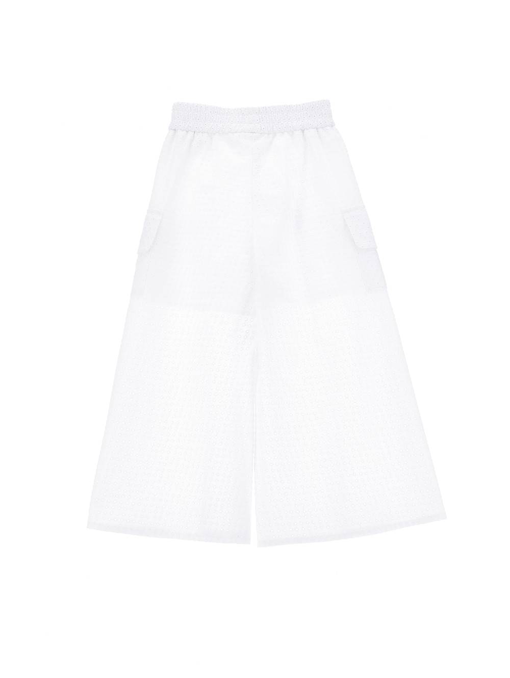 Monnalisa Pantaloni pizzo sangallo Sottocosto