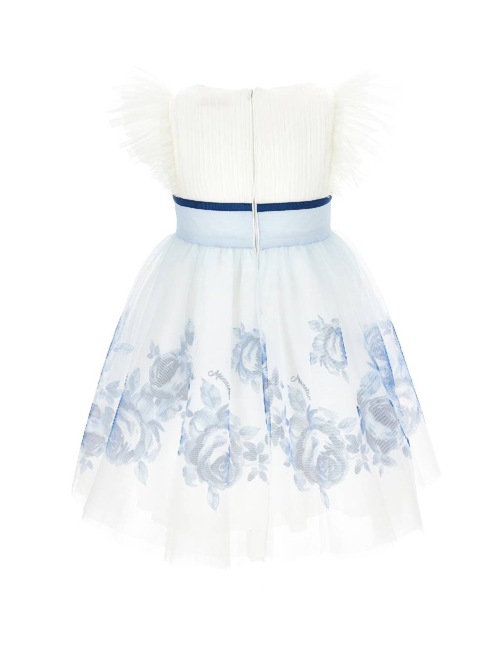 Monnalisa Abito tulle con rose degradé Offerte