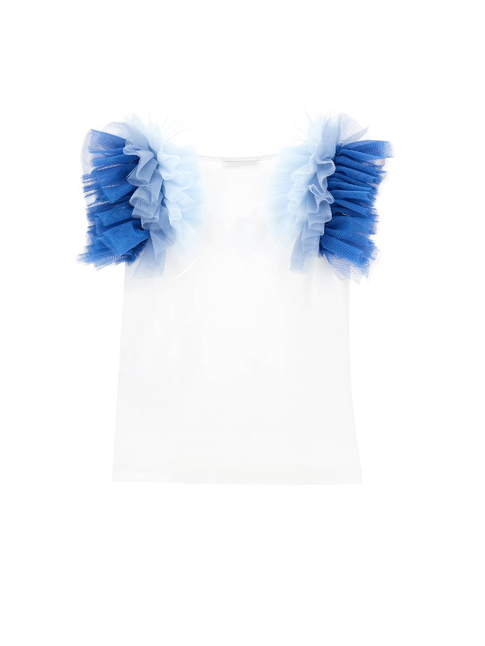 Monnalisa T-shirt jersey con galette e LOVE Hotsell