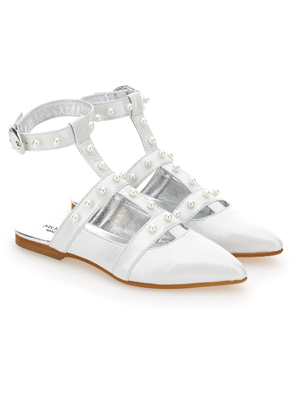 Monnalisa Slingback pelle con perle I Più Venduti