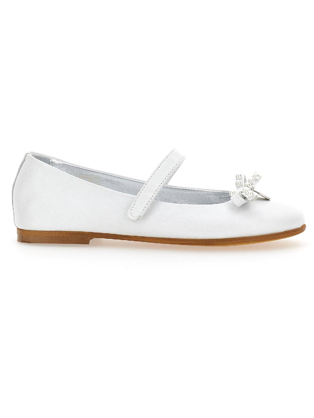Monnalisa Ballerine in pelle perlata con fiocco Negozio