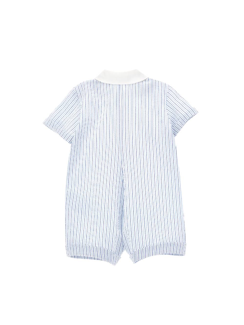 Monnalisa Pagliaccetto seersucker con papillon Comprane uno, ottenene uno gratis
