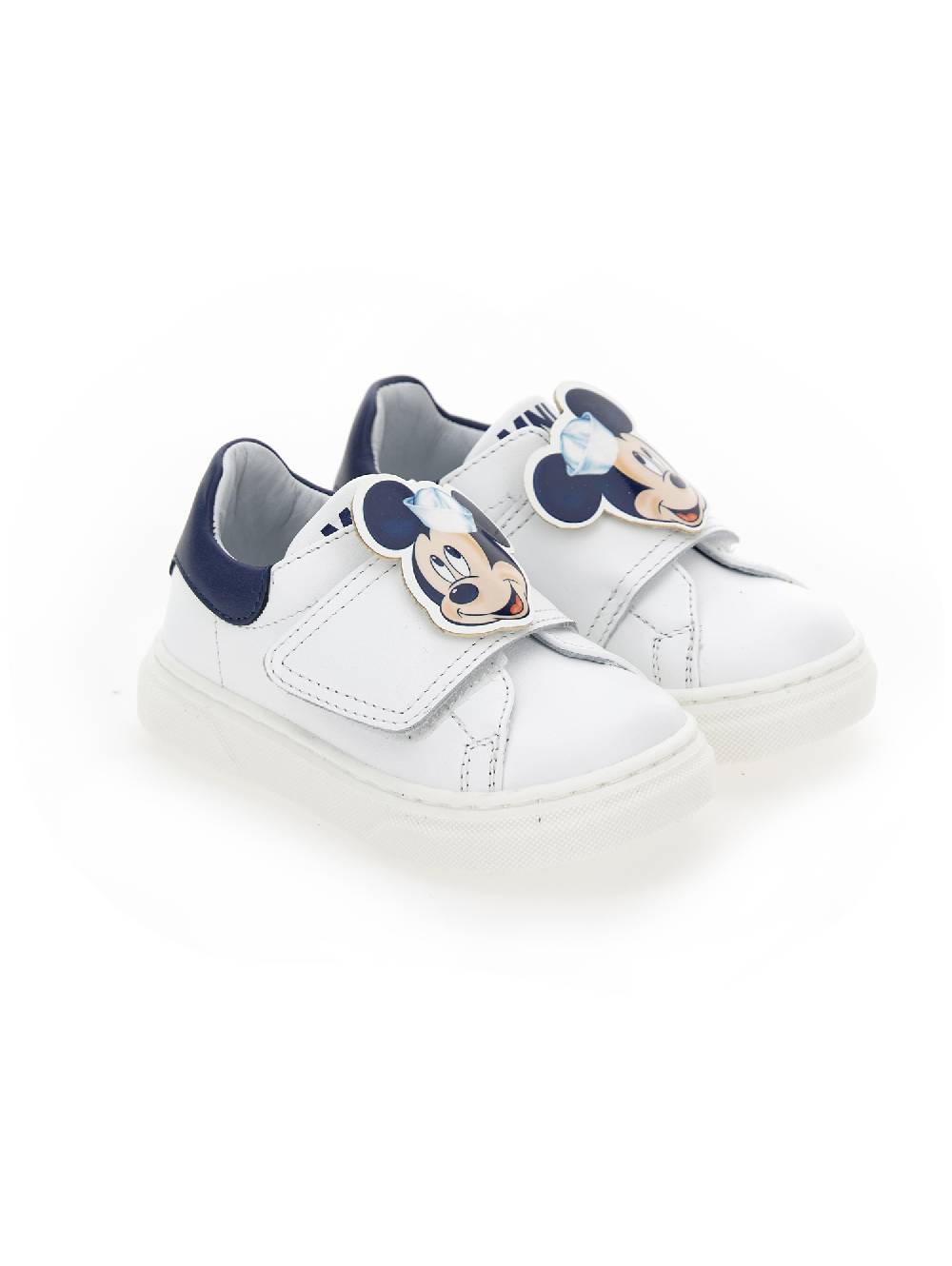 Monnalisa Sneakers pelle con Mickey In Vendita