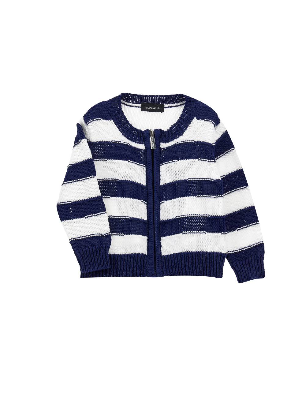 Monnalisa Cardigan cotone righe Vendita Calda
