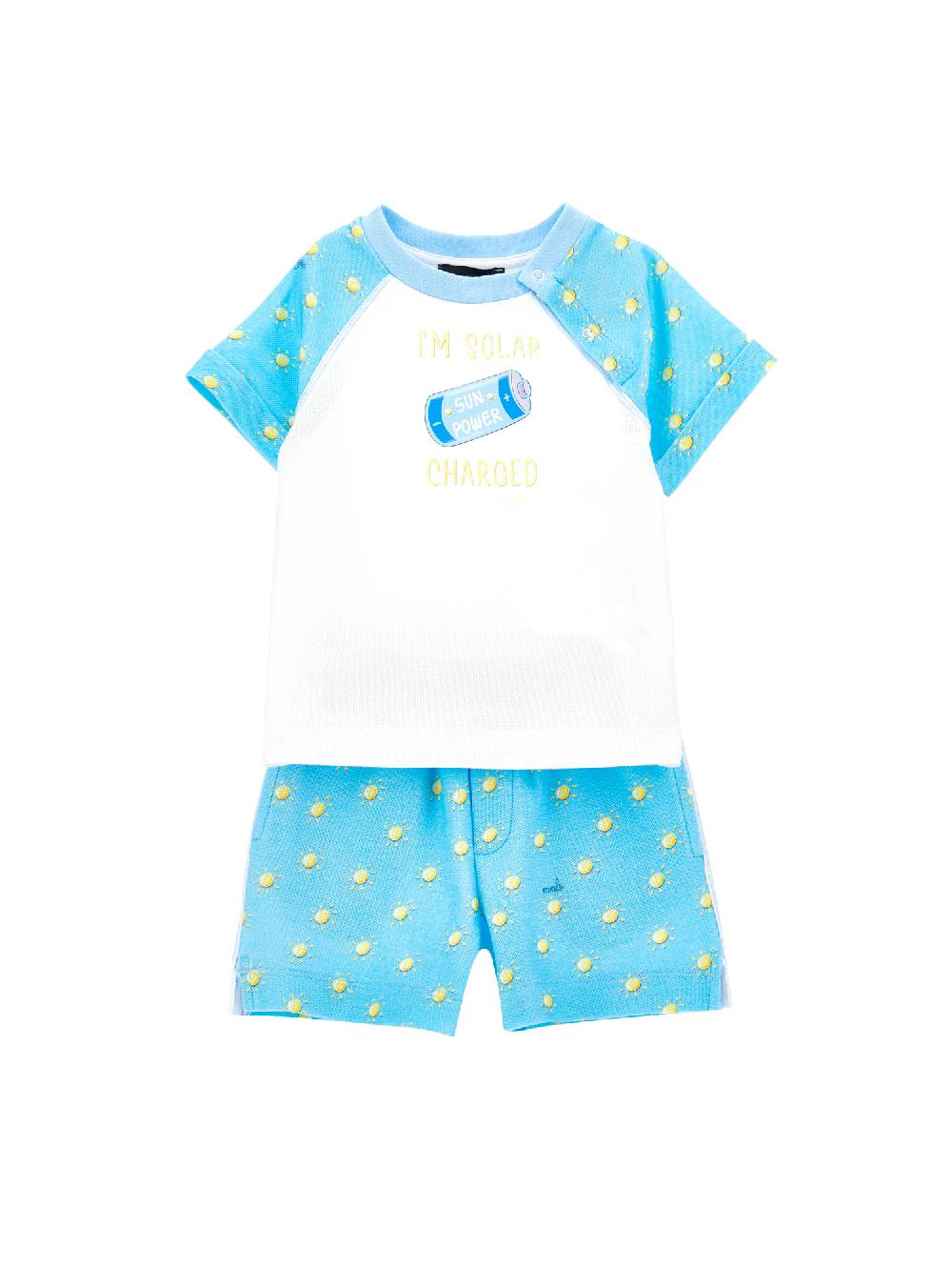 Monnalisa Completo t-shirt e shorts in piquet Fino al 55% di sconto