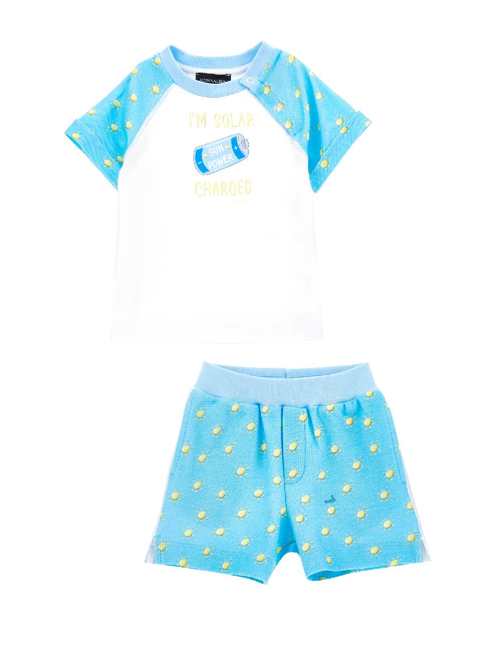 Monnalisa Completo t-shirt e shorts in piquet Fino al 55% di sconto