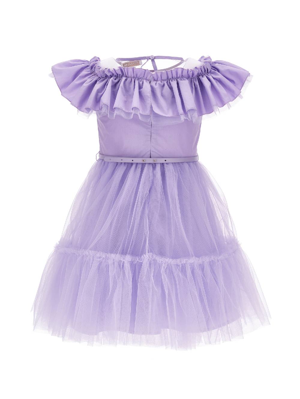 Monnalisa Abito tulle con volant Prezzo Ridotto