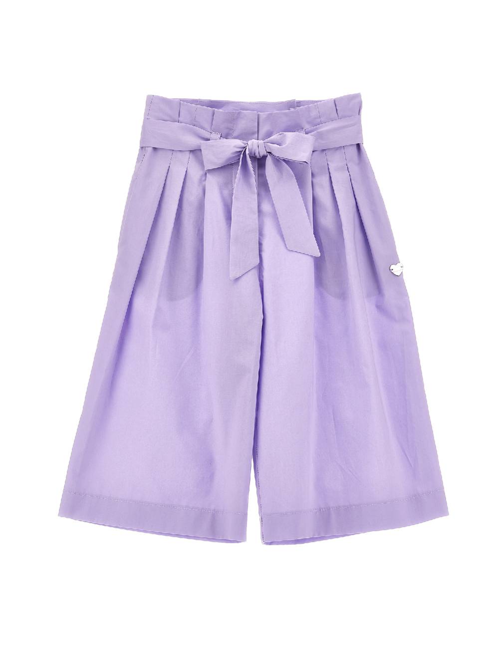 Monnalisa Pantaloni cropped tinta unita Sconti VIP