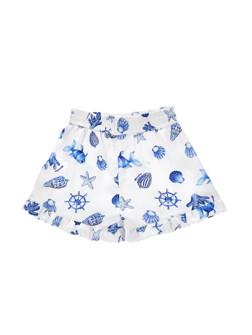 Monnalisa Shorts rasetto stampa marine Fino al 60% di sconto