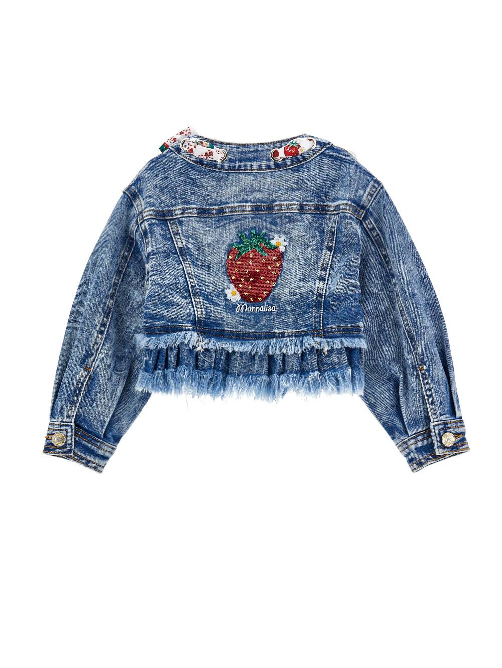 Monnalisa Giacchino jeans foulard Fino al 55% di sconto