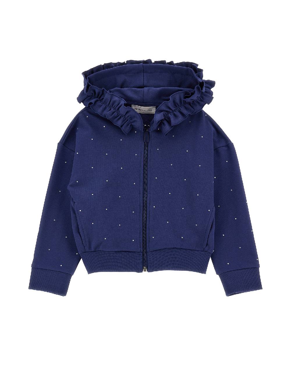 Monnalisa Felpa aperta con strass Vendita