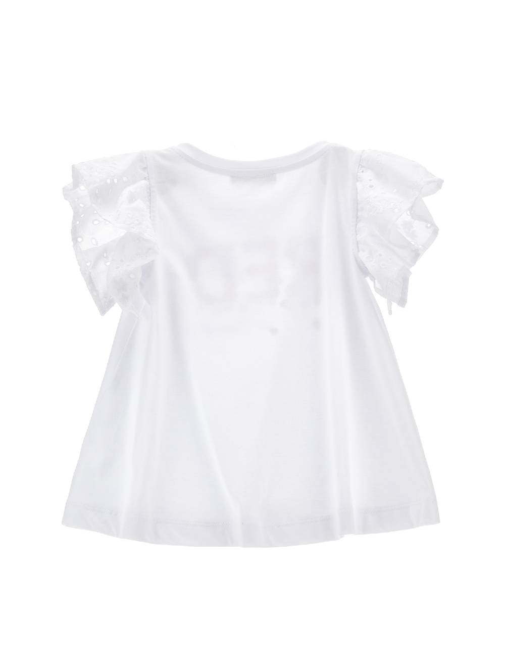 Monnalisa T-shirt cotone organico sangallo Novità