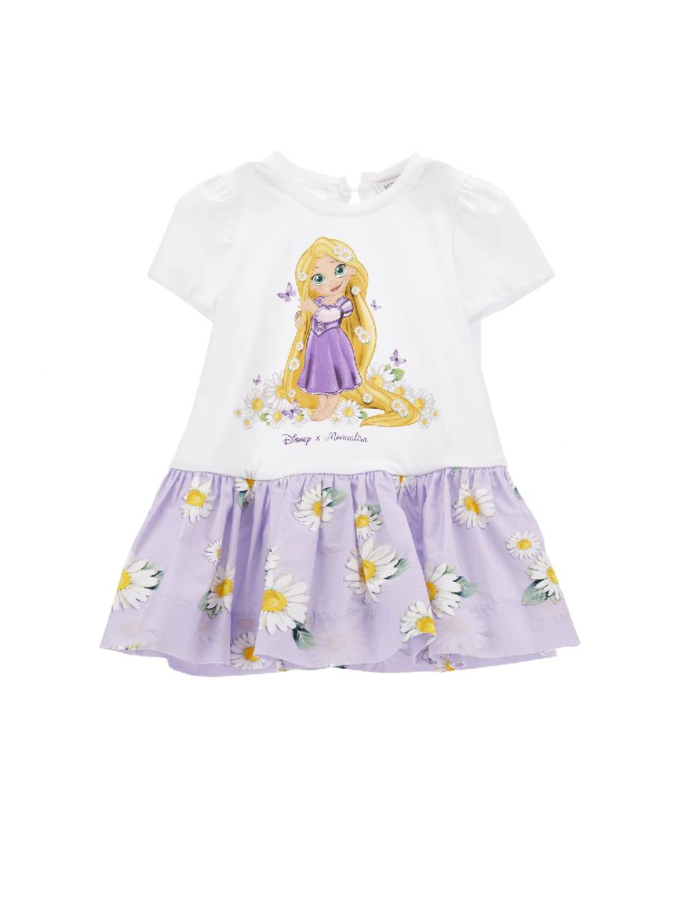 Monnalisa Abito Rapunzel con balza Offerta esclusiva