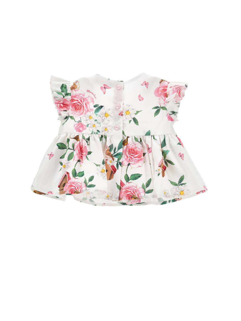 Monnalisa Top popeline stampato Online Outlet