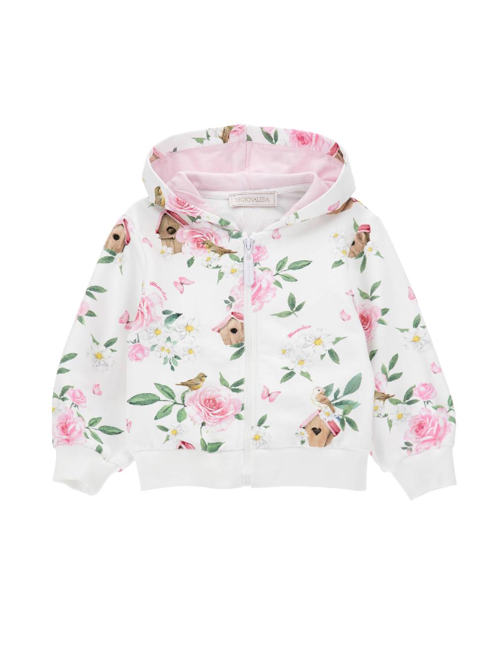 Monnalisa Felpa floreale con cappuccio Offerte speciali