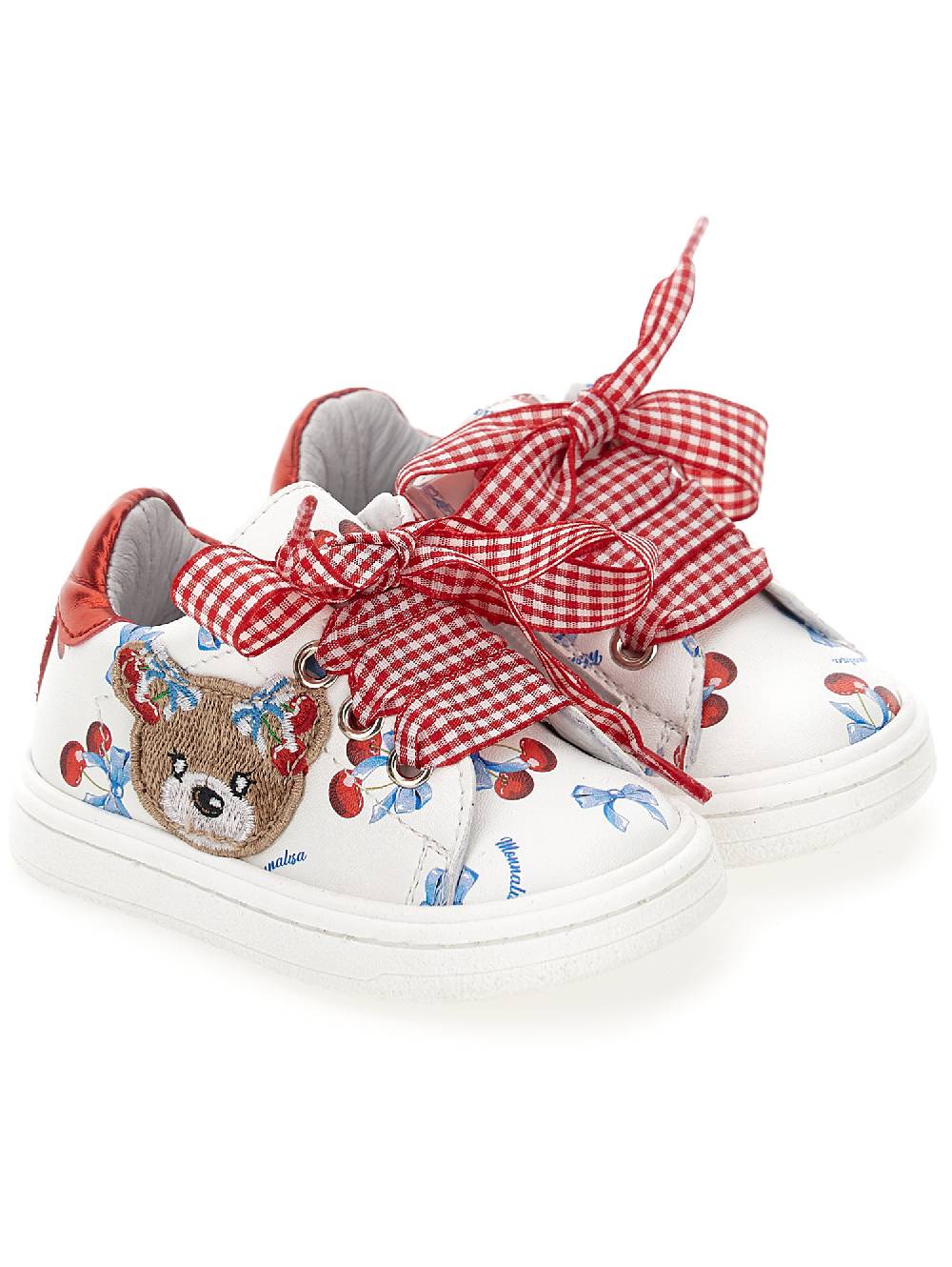 Monnalisa Sneakers ciliegie con orsetto Promozione temporanea