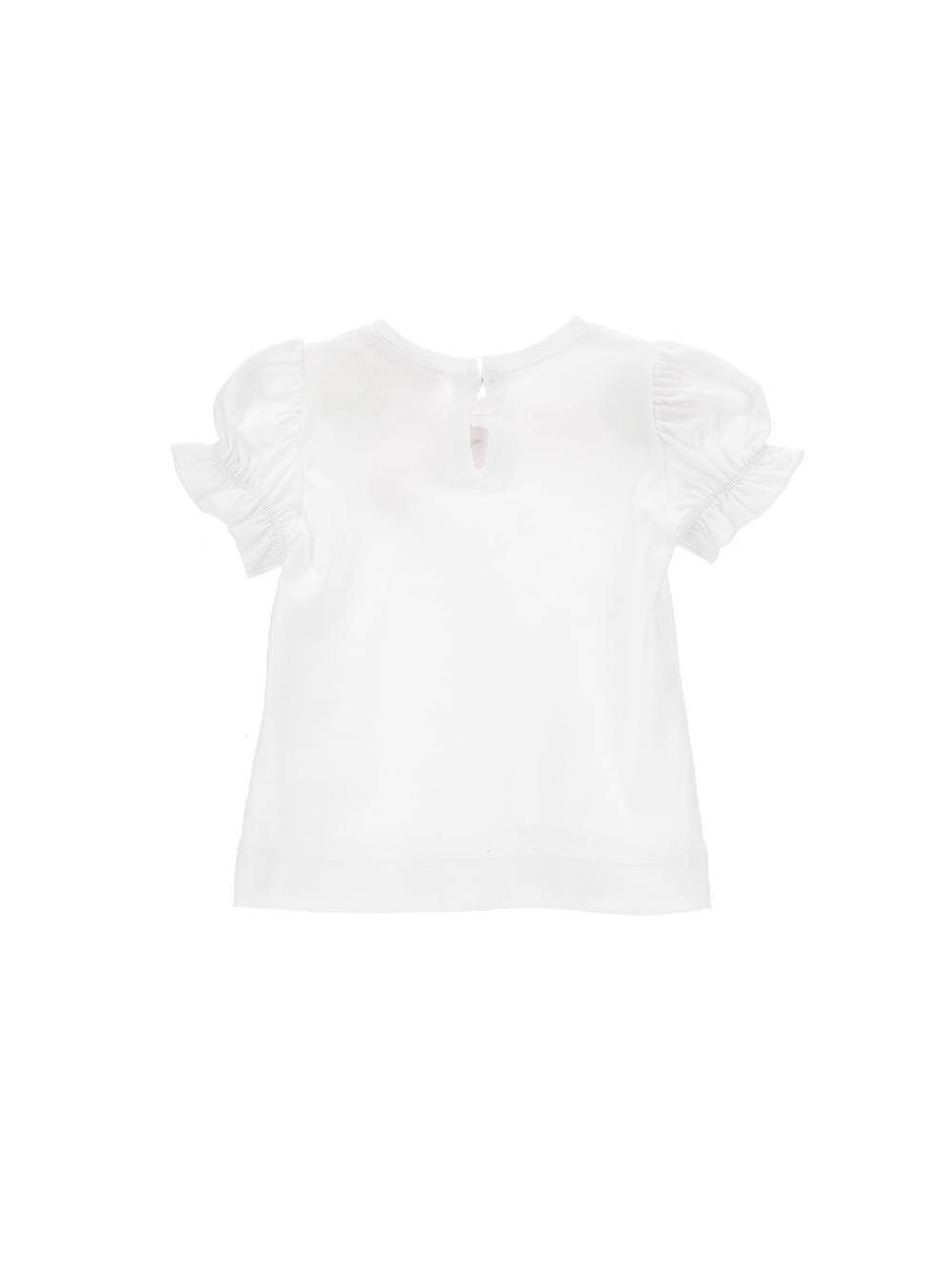 Monnalisa T-shirt jersey stampa fiocchetti Consegna Veloce