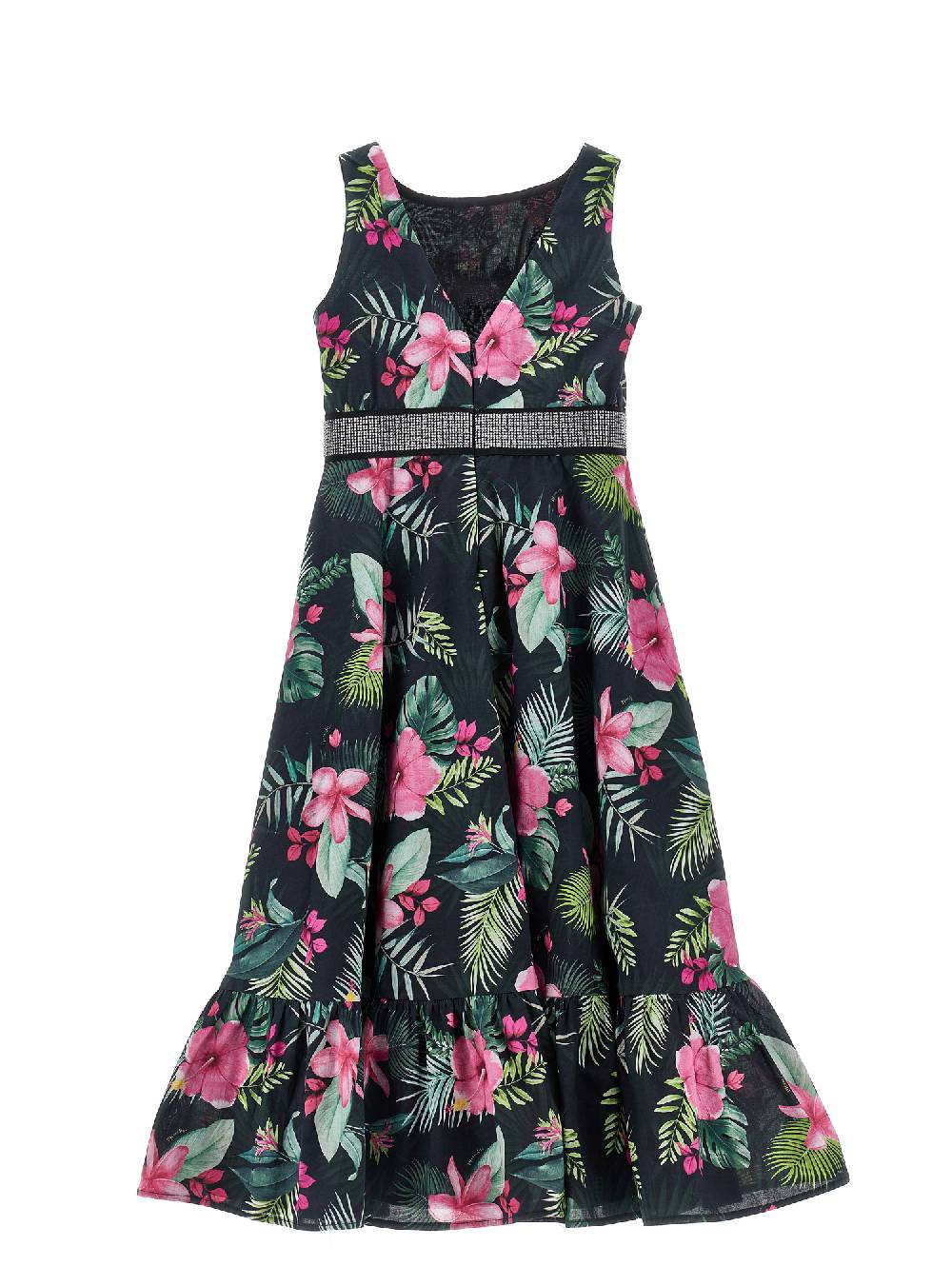 Monnalisa Abito mussola con borchiette Moda