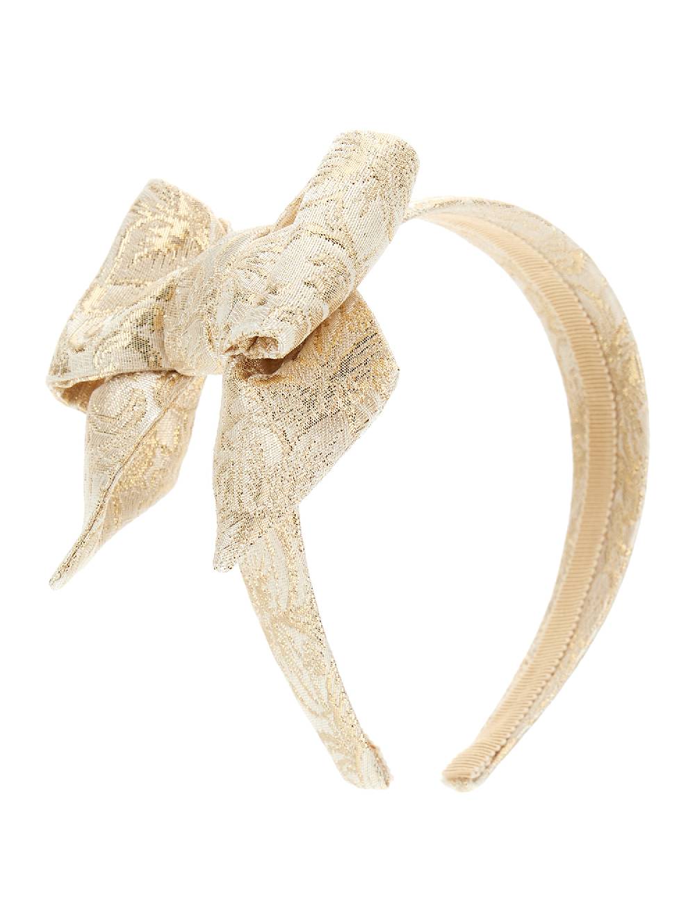Monnalisa Cerchietto broccato lurex Sostegno trimestrale