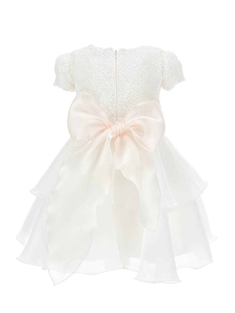 Monnalisa Abito macramé e tulle Super sconto