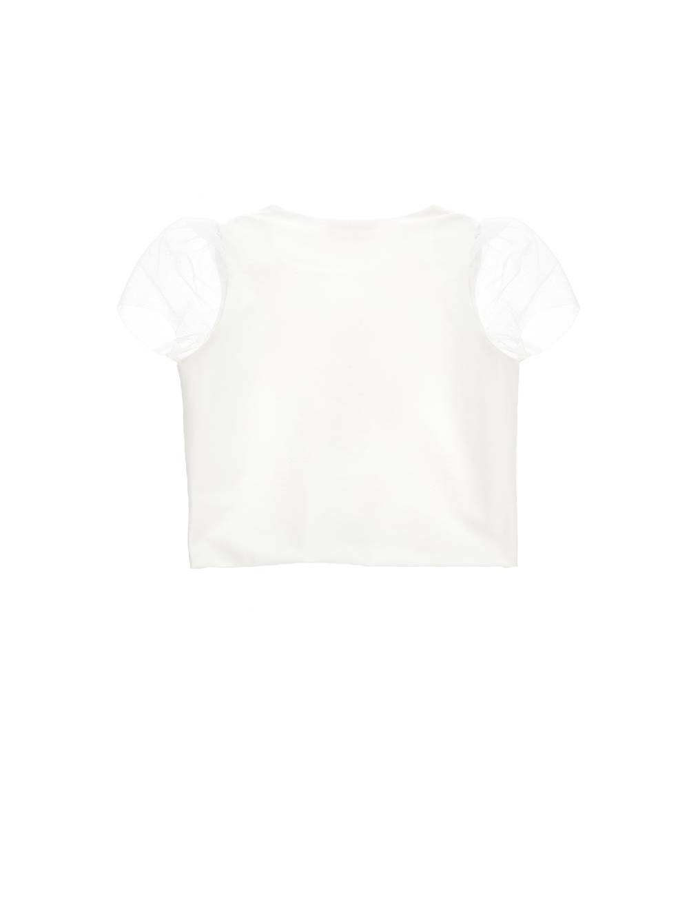 Monnalisa T-shirt cotone organico tulle Duty-free