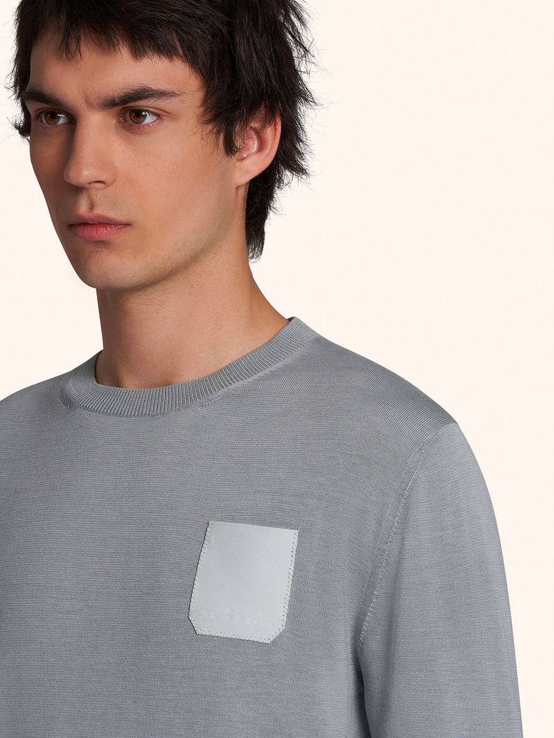 Kiton MAGLIA GIROCOLLO M/L SETA UMK039001 Promozione temporanea