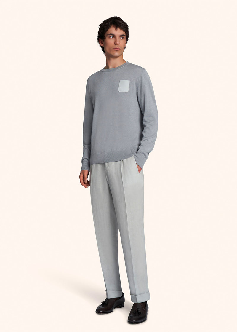 Kiton MAGLIA GIROCOLLO M/L SETA UMK039001 Promozione temporanea
