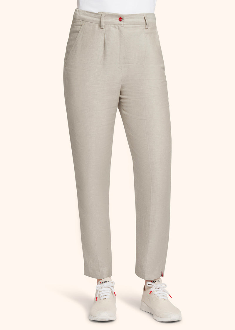 Kiton PANTALONI LINO D55113H0844201 Fino al 65% di sconto