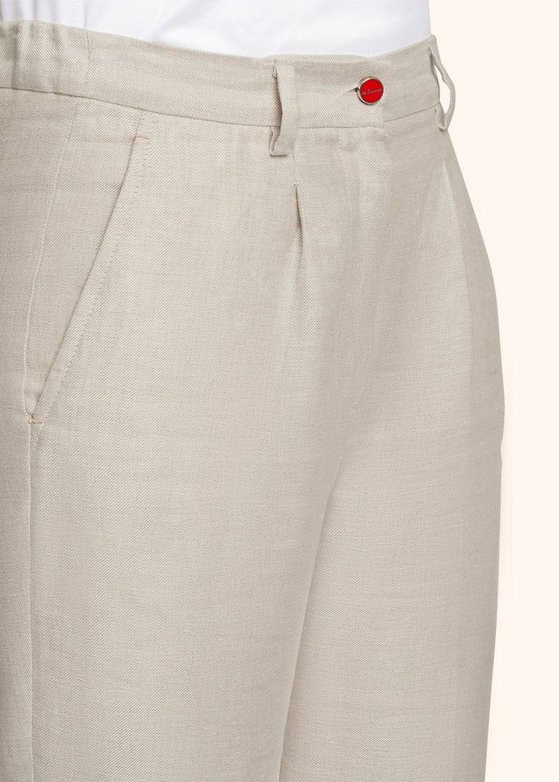 Kiton PANTALONI LINO D55113H0844201 Fino al 65% di sconto