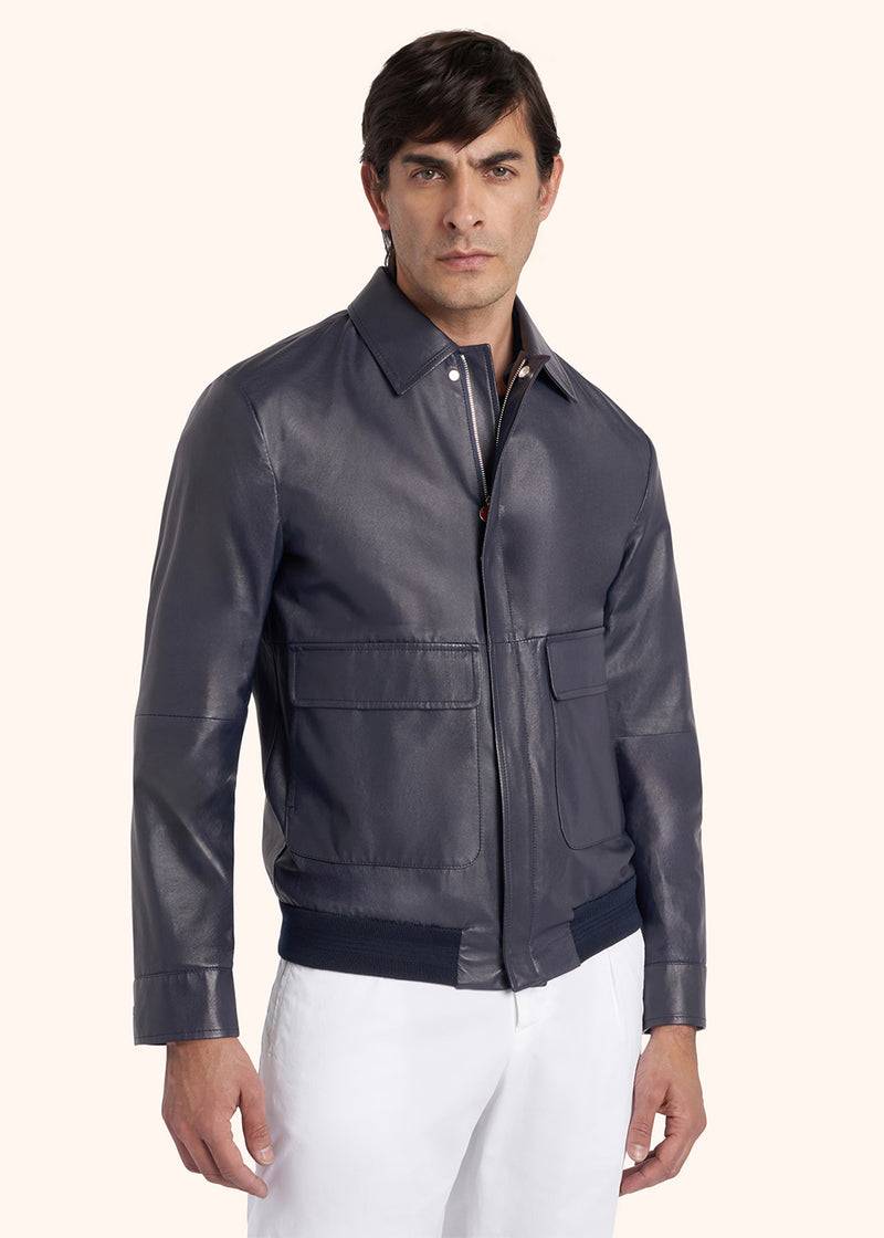 Kiton GIUBBOTTO LAMBSKIN UW1806V0824C15 Pezzi Unici