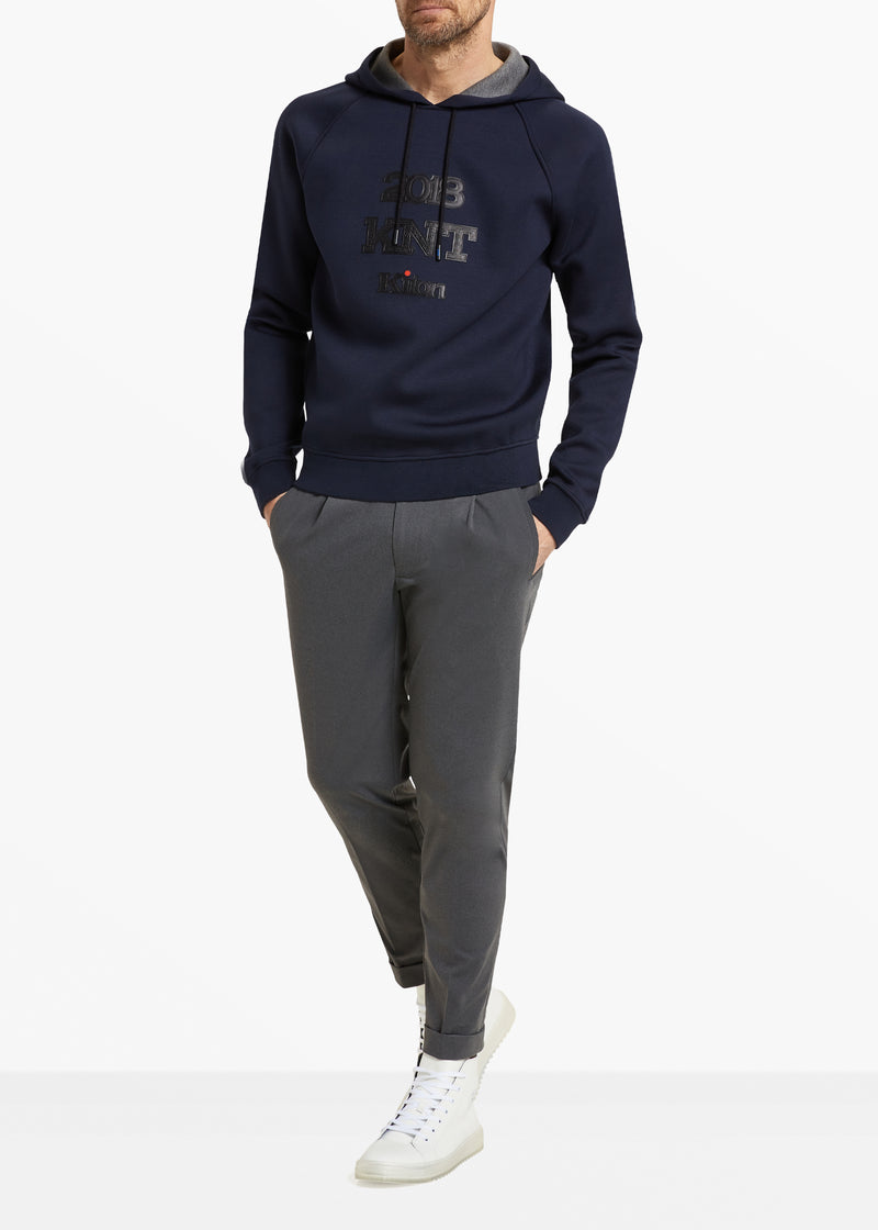 Kiton FELPA C/CAPPUCCIO VISCOSA UMM011602 Vendita Calda
