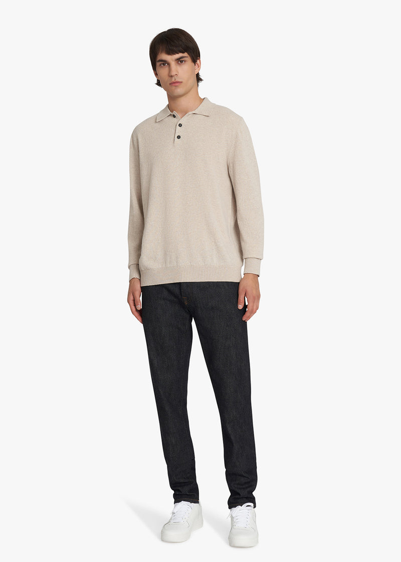 Kiton POLO LANA VERGINE UMM046505 Nuova