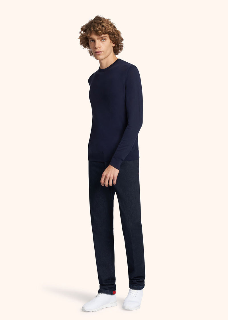Kiton PANTALONI ULTRA SLIM COTONE UPNJSM2J0763A04 Sostegno trimestrale
