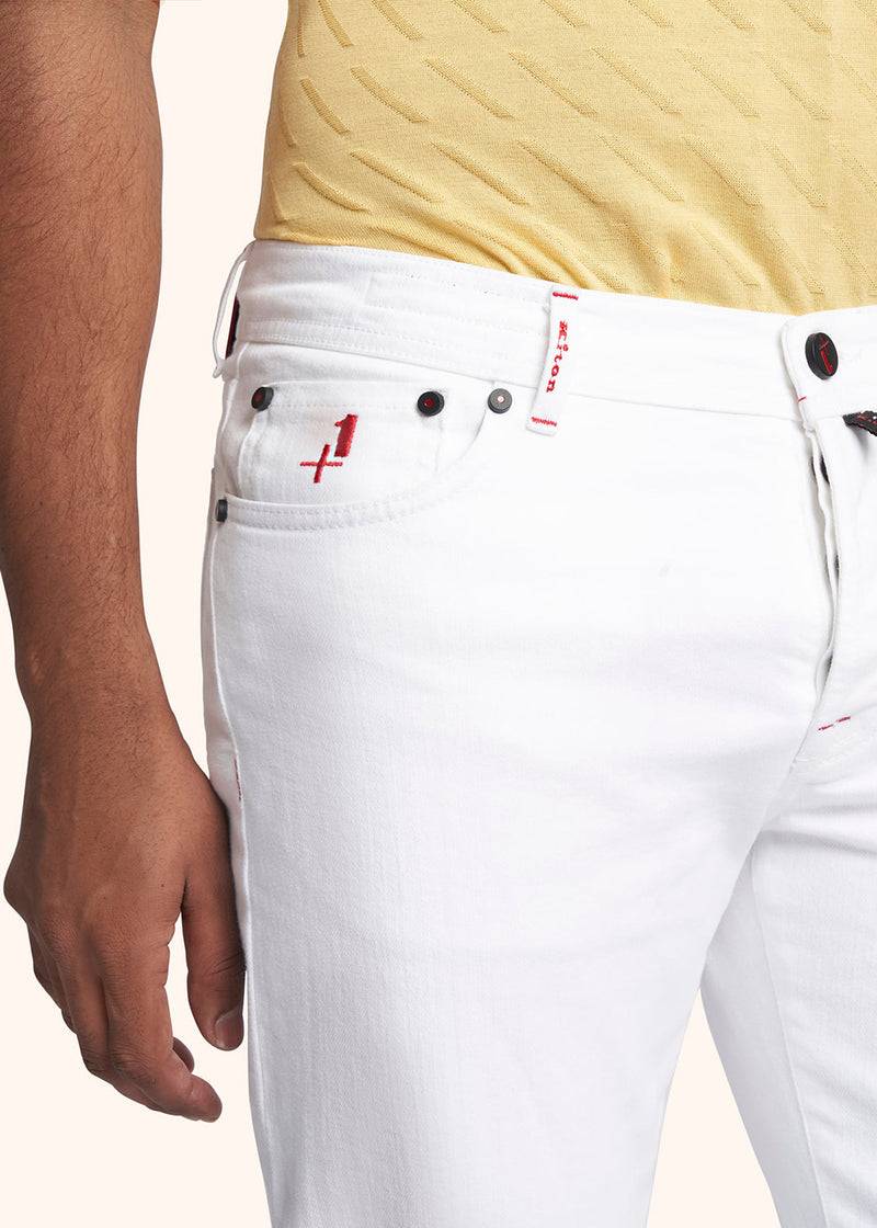 Kiton PANTALONI Cotone UPNJSMJ0750B16 Super sconto