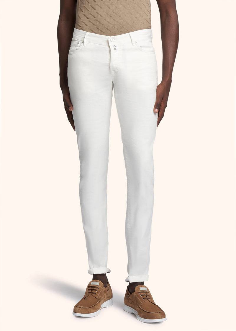 Kiton PANTALONI ULTRA SLIM Lino UPNJSM2J0762B13 Enormi sconti