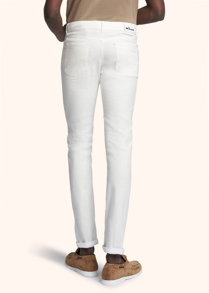 Kiton PANTALONI ULTRA SLIM Lino UPNJSM2J0762B13 Enormi sconti