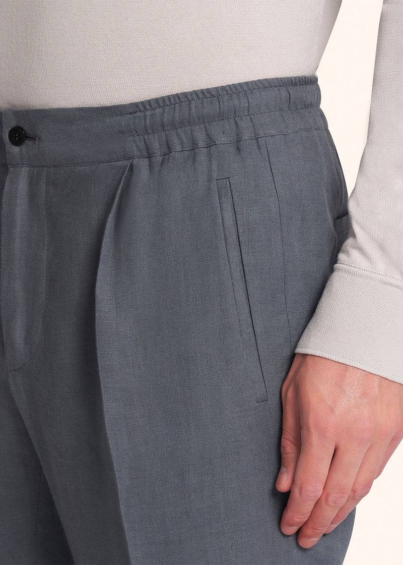Kiton PANTALONI LINO UPN01H0883815 2025