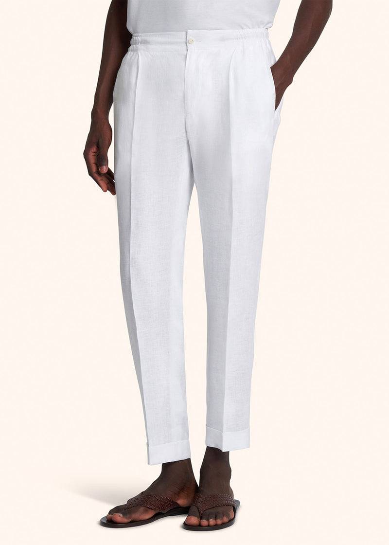 Kiton PANTALONI LINO UPN01H0883801 Italy